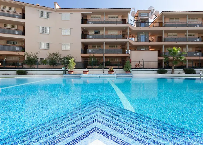 Ocean View & Pool Cristianos Summerland 아파트 *
